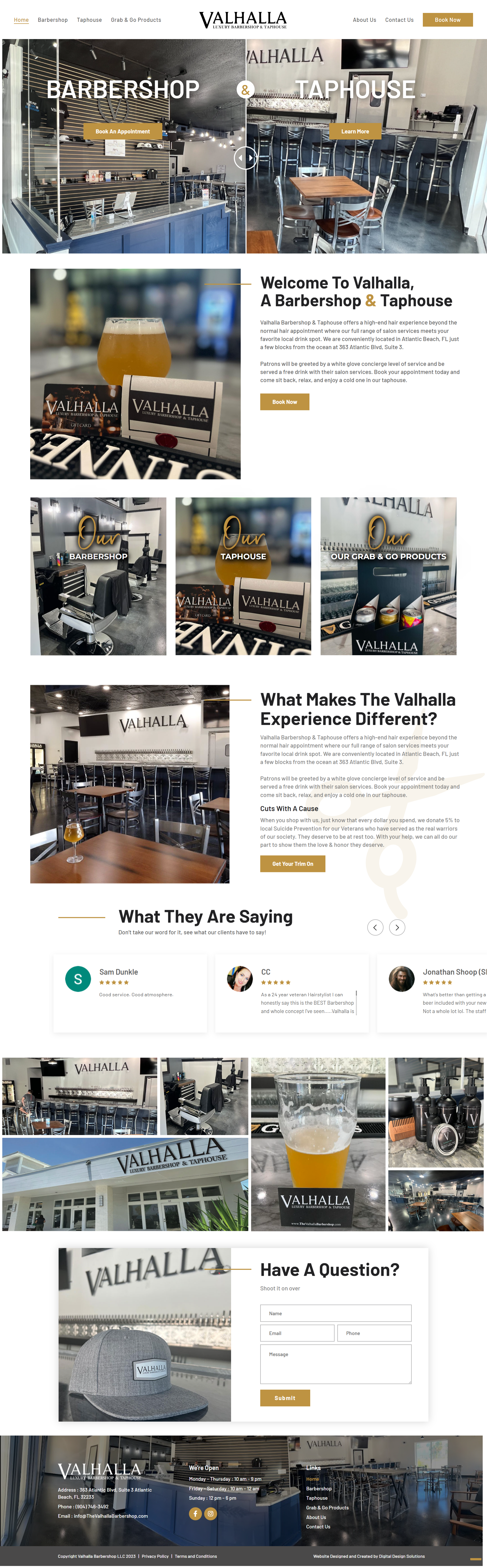 The Valhalla Barbershop & Taphouse - After
