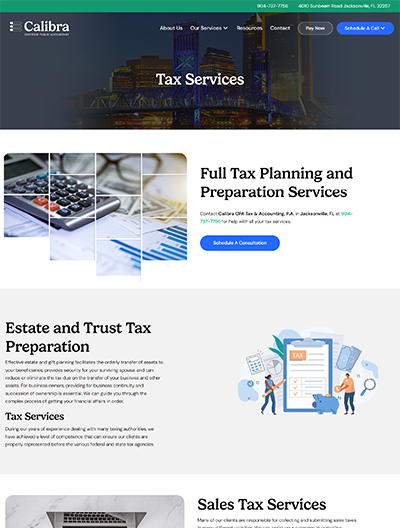 Calibra CPA Tax & Accounting right